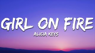 Alicia Keys  Girl on Fire Lyrics [upl. by Margalo]