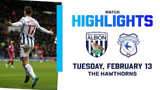 Andi Weimann seals another Hawthorns triumph  Albion 20 Cardiff City  MATCH HIGHLIGHTS [upl. by Linnea]