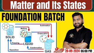 SSC GD 2024  SCIENCE MATTER AND ITS STATES CLASS 01 SSC MTS SCIENCE Classes 2024  by RAHUL Sir [upl. by Eanahc115]