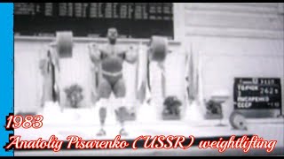 Anatoliy Pisarenko USSR weightlifting 1983 [upl. by Leiva26]