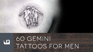 60 Gemini Tattoos For Men [upl. by Rourke]