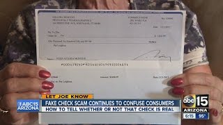 Fake check scam continues to confuse consumers [upl. by Stearn849]