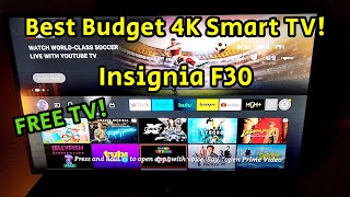 Best Budget 4K Smart TV Insignia 43in F30 Amazon Fire with Alexa How To Use FREE Live amp Review 📺 [upl. by Adeline]