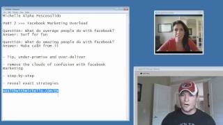 Michelle Pescosolido Facebook Marketing Overload [upl. by Evilc73]