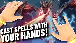 This NEW VR RPG Uses ONLY HAND TRACKING  Quest 3 Gameplay [upl. by Stutzman]