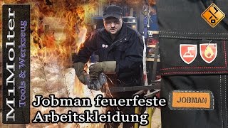 Feuerfeste Arbeitskleidung Jobman  Test von M1Molter [upl. by Norby]