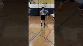 Will Conroy Jr takes hard foul Gametime basketball [upl. by Norbel112]