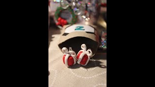 DIY Tutorial Pacchetti regalo di Natale orecchinichiudipacco [upl. by Hillyer50]