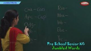 Jumbled Words  Spellings  Jumbled Words For Kids  Pre School Kindergarten [upl. by Odrahcir]