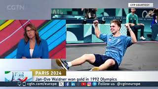 Swedish table tennis legend JanOve Waldner on Paris Olympics Mens singles [upl. by Clerk756]