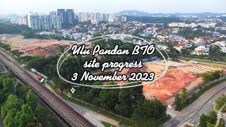 🏗️ ❲03 Nov 2023❳ HDB BTO Ulu Pandan Banks  Glades site progress [upl. by Matthews12]