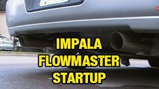 2003 impala LS with dual flowmasters  Start Up and REV [upl. by Sothena]