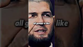 Khabib Talks About Gender In USA automobile alphamale mentalhealthcare funny [upl. by Riane]