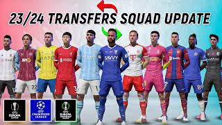 2324 Transfers Squad Update V4 For FIFA 22  New Transfers Promoted Teams UEFA Groups [upl. by Pahl342]