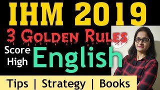 3 GOLDEN Rules to Score FULL marks in IHM English Section  NCHMCT  Tips  Strategy  Books [upl. by Hako]