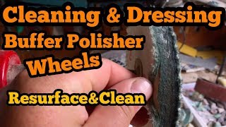 HOW TO LAPIDARY  Cleaning amp Dressing Buffer Polisher Wheel [upl. by Kyle]