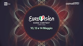 Eurovision 2022  promo Rai 1 [upl. by Koloski]