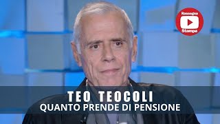 TEO TEOCOLI QUANTO PRENDE DI PENSIONE [upl. by Middle428]