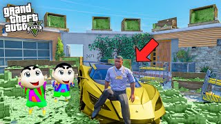 GTA 5  Shinchan Pinchan amp Franklin Become The Richest Person Ever In Gta 5  Gta 5 mods  gta V [upl. by Ettenawtna]