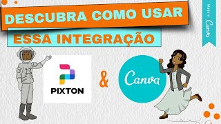 Descubra como usar o Pixton no Canva [upl. by Norga]