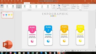 How to make infographic slide in powerpoint [upl. by Adnamaa861]