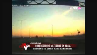 Ovni destruye meteorito en Rusia y la cruz de objetos voladores en los cielos de EEUU [upl. by Araiek]