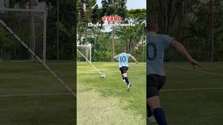 COMO CHUTAR EM MOVIMENTO 🔥 futebol chute tutorial bera [upl. by Chaim731]