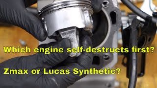 Which engine selfdestructs first Zmax or Lucas Synthetic [upl. by Candide]