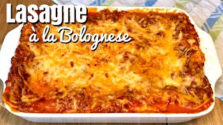 Lasagne Bolognese mit Bechamelsauce [upl. by Nonnair]