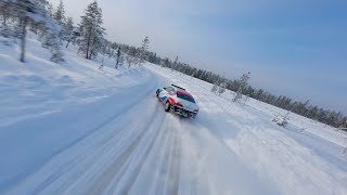 Ice driving in Lapland  Laponie [upl. by Pulling]