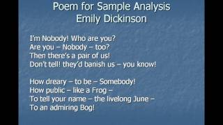 Sample Poetry Analysismov [upl. by Ahsitra]