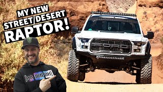 Ken Block Tests his NEW Fully Built Ford Raptor in Moab [upl. by Nigam732]