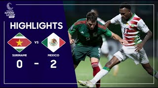 Concacaf Nations League 2023 Suriname v Mexico  Highlights [upl. by Greg]