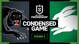 NRL 2023  Penrith Panthers v South Sydney Rabbitohs  Condensed Match Round 2 [upl. by Thorbert93]