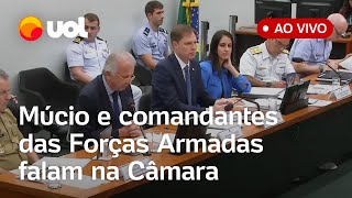 🔴 Mucio e comandantes das Forças Armadas falam ao vivo sobre segurança nacional e militares [upl. by Niamrej]