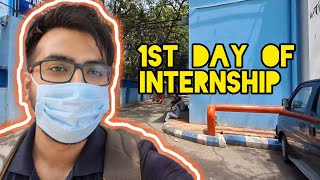 my 1st day of internship at NRS Medical College kolkata [upl. by Ayimat]