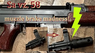 vz58 Muzzle Brake fit by Your Arsenal Advisor [upl. by Lamok]