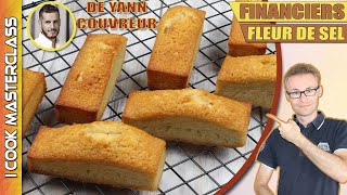 ✅ LA MEILLEURE RECETTE DE FINANCIERS PAR YANN COUVREUR  Le financier fleur de sel [upl. by Asabi305]