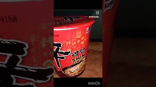 Ramyun Korean Noodles kaise banate hain how to cook Ramyun Korean noodles ramyun shorts noodles [upl. by Myer]