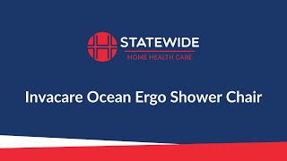 Invacare Ocean Ergo Shower Chair  shhccomau [upl. by Ydennek]