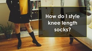 How do I style knee length socks  Akanksha [upl. by Hetti]