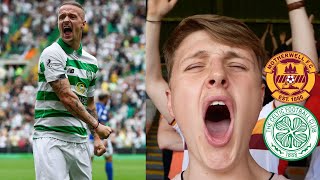 INCREDIBLE SCENES CELTIC HAMMER MOTHERWELL  AWAYDAYS [upl. by Cyrille]