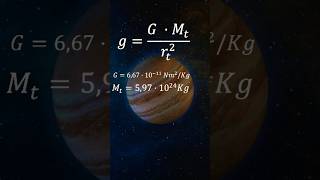 🪐 Como calcular la GRAVEDAD de un planeta física gravedad [upl. by Eisus]