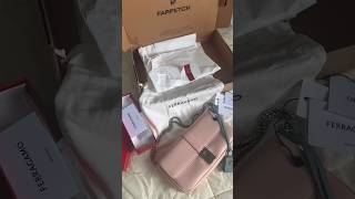 FERRAGAMO Gancini crossbody bag unboxing ferragamo [upl. by Dempsey]