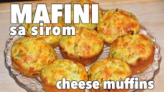 Recept SLANI MAFINI sa sirom Kako spremiti domaći mafin [upl. by Renzo953]