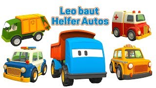 Leo der Lastwagen und die Helfer Autos 4 Kinder Cartoons [upl. by Baten668]