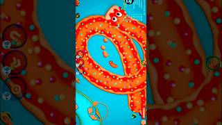 Wormszoneio🐍worms zone pro slither snake 46🐍shorts ytshorts worms snake viralshorts [upl. by Lleraj]