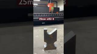 S355j2n 25mm sac kesimi s355 st52 25 mm sheet metal laser cutting [upl. by Mazman]