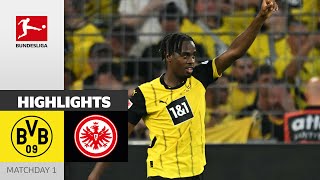 Jamie Gittens is Unstoppable  Borussia Dortmund  Eintracht Frankfurt 20  Highlights [upl. by Ahsiadal296]