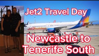 JET2 ALL INCLUSIVE HOLIDAY TRAVEL DAY JANUARY 2024 NEWCASTLE AIRPORT TO TENERIFE SOUTH AIRPORT [upl. by Rebm]